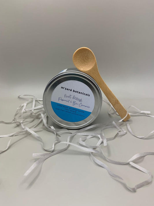 Foot Scrub: Peppermint & Blue Chamomile