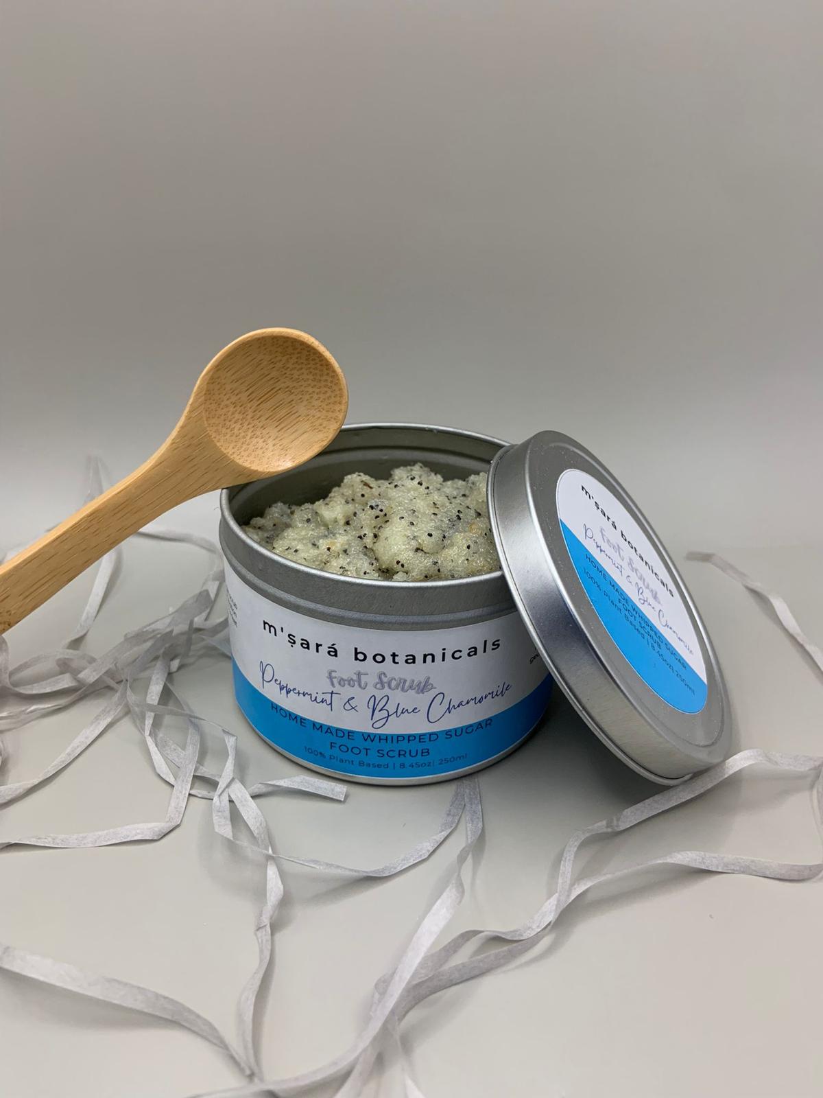 Foot Scrub: Peppermint & Blue Chamomile