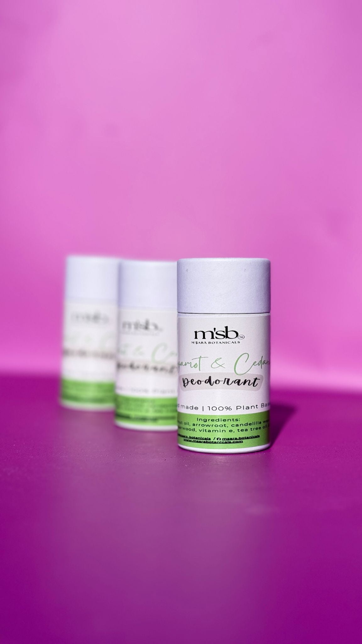 Bergamot & Cedarwood Deodorant